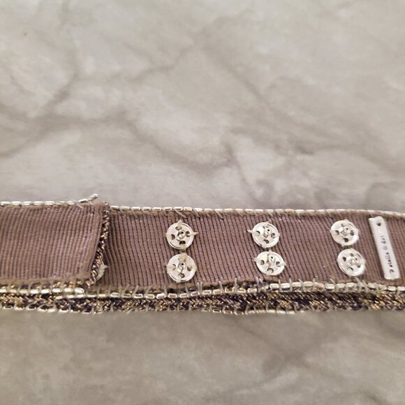 ✨ Stella and Dot Ribbon Fabric Chain Statement Choker Necklace ✨ - Picture 10 of 15